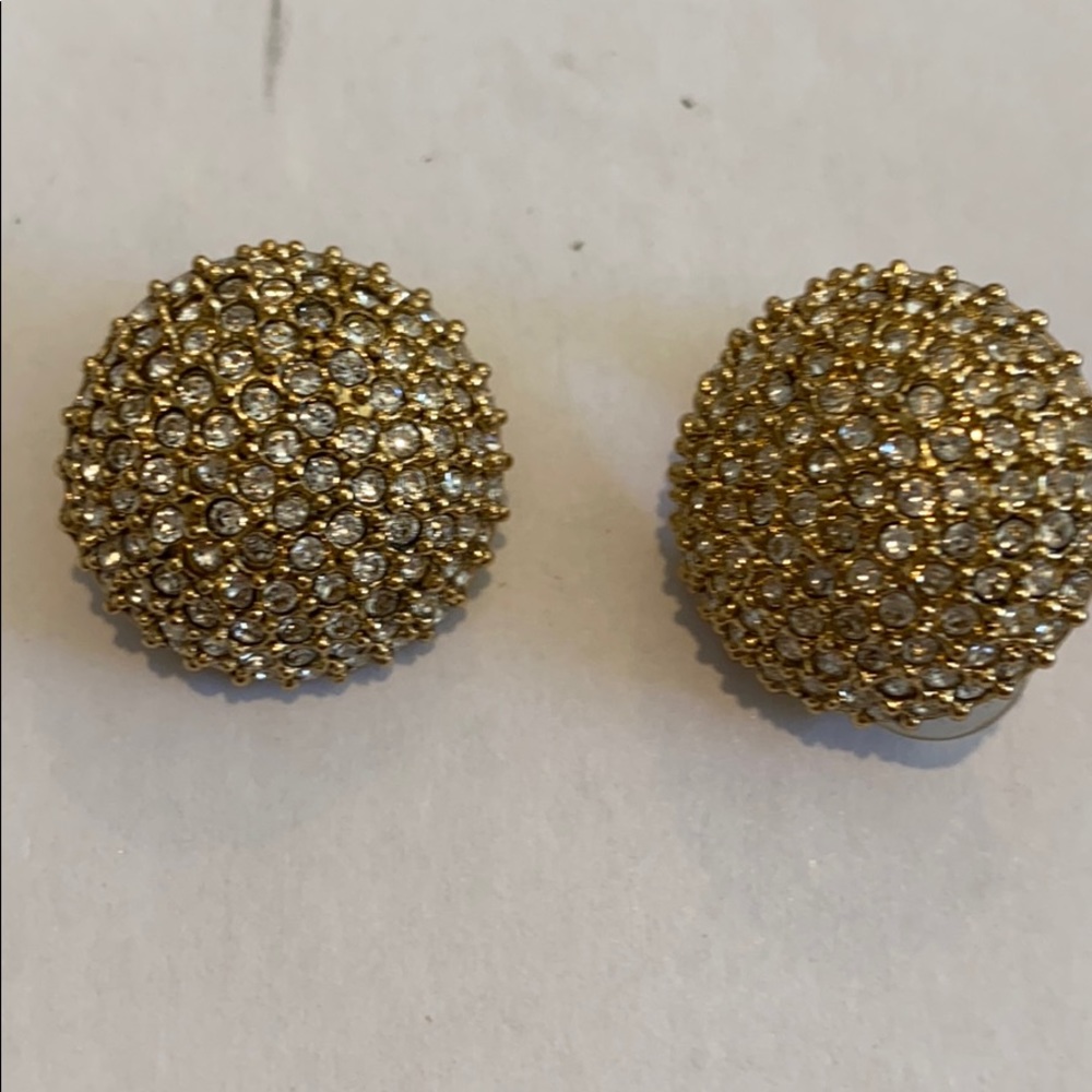 Earrings by St John with Swarovski crystal